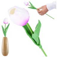 UMELÉ TULIPANY umelé kvety, ako ozajstné, tulipánové kytice do vázy, 1 ks.