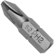 Skrutkovacie bity PH2 25mm oceľ S2 5 ks Hoegert