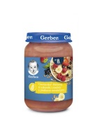 GERBER dezert banány jahody maliny 190g