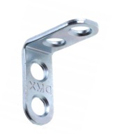 4x Support Connector 30x30 nábytkový uholník pre šatníkovú policu, dosky