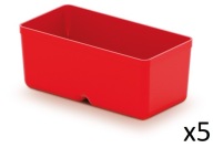 DIELENSKÉ ŠÁLKY 110x55x132mm ČERVENÉ 5 ks.
