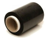 Rolka stretch fólie čierna MINI RAP 0,3 kg 10 cm