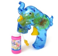MYDLOVÁ BUBBLE GUN, rotujúce svetlo, slon