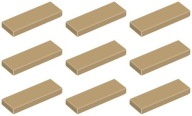 LEGO TILE 63864 TILE 1x3 tmavý piesok (6g) 9 ks