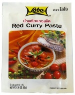 Červená kari pasta, červené kari 50g Lobo