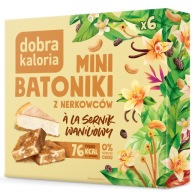 Mini tyčinky bez cukru, podobné tvarohovému koláču GOOD CALORIES