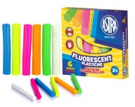 Astra fluorescenčná plastelína 6 farieb