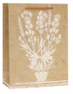 Taška Ozdobná darčeková taška FLOWERS mix vzorov 26 x 32 x 10cm Rozette