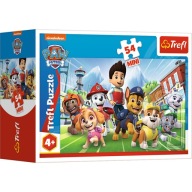 PUZZLE 54 MINI BUĎTE AKO Tlapková patrola z kociek