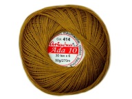 Cordonek ADA 10 Ariadna 0414 tmavo zlatá 50g 270m