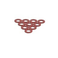 10x FIBER Tesnenie 3/8 SPRCHOVÉ tesnenie ventilu ventilu univerzálne ploché