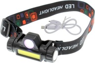 Čelovka s 2 T6 CREE a COB LED zdrojmi