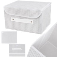 NÁDOBA SO SUCHÝM CESTOM NA ORGANIZÁTOR PRÁDLA TEXTILNÁ KRABIČKA NA ŠATNÍK 26x20x16