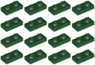 LEGO PLATE 3023 1x2 tmavozelená (6g) 16 ks.