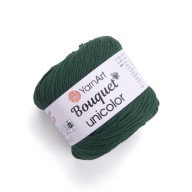 YarnArt Bouquet Unicolor 3221 / fľaškovo zelená priadza