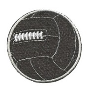 guľatá nášivka aplikácia termo výšivka M Patch nohavice