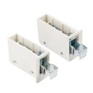 1 SET NASTAVITEĽNÝ NÁBYTOKOVÝ VEŠIAK DO SKRINÍK, BIELY ĽAVÝ + PRAVÝ