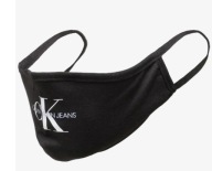 CALVIN KLEIN Ochranná maska ​​na opakované použitie čierna