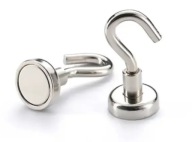 MAGNETICKÝ DRŽIAK SILNÝ NEODYMIOVÝ MAGNET S HÁČKOM Ø10 mm 1kg