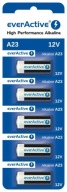 5x alkalické batérie pre diaľkové ovládanie everActive A23 12V