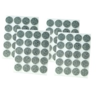 Plsťové podložky, priemer 20 mm, 80 ks, plsť na nábytok