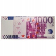 Čokoládová bankovka 1000 EUR, belgická čokoláda