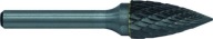 Fréza rotačný pilník zahrotená oceľ 6x18x6 G Krypton