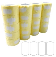 CENOVKA etikety WAVE 26x12 3500ks BIELA