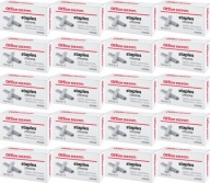 Spony veľkosti 10 strieborné 1000 PCS Office Depot x 20