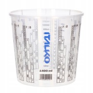 10x hrnček NA MIEŠANIE FARBY S ODSTUPŇOVANÍM 1400ml