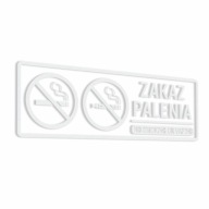 Zákaz fajčenia – zákaz fajčenia – nálepka 6,7x20
