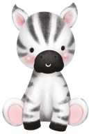 NÁLEPKA NA OKNO SKLENENÉ ZRKADLO ZEBRA ZOO SAFARI
