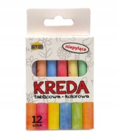 farebná tabuľová krieda, 12 ks Dromedárska tabuľa