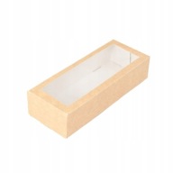 KONTAJNER S OKNO NA SUSHI KRAFT 22x9x5