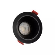 FIALE COMFORT ANTI - LESHARE GU10 SIEŤKA GU10 250V IP20 FI85x50mm ČIERNY kruh
