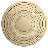 DREVENÝ Prsteň pre MACRAME lapačov snov SADA DREVENÝCH KRÚŽKOV 10 KS