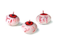 Sviečka plávajúca Oko Halloweenska sviečka 4 cm 1 ks
