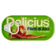Delicius Sardelové filety v olivovom oleji 46 g