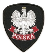 emblém orla PL nášivka na prišitie alebo nažehlenie