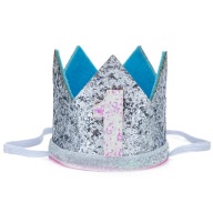 K prvým narodeninám Crown čelenka ANNIVERSARY strieborná 1