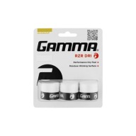 GAMMA RZR DRI Overgrip suché vonkajšie omotávky Biele 3 ks