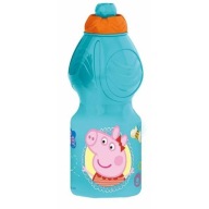 Peppa Pig fľaša 400 ml Peppa Pig Blue LDPE polyetylén