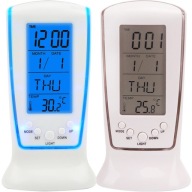 METEOROLOGICKÁ STANICA Elektronické hodiny Tichý ALARM digitálny stojací teplomer