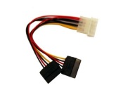 Gembird SATA napájací kábel 0,15M MOLEX->SATAx2