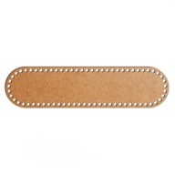 otvory šedý základný košík dno 12x48cm oválny HDF