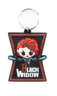 Gumený prívesok na kľúče Black Widow Character