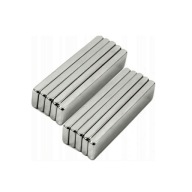 Silný plochý neodymový magnet 10x3x2 mm 10 kusov