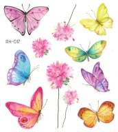 Odnímateľné tetovanie pre deti BUTTERFLIES RH017