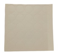 Samolepiaca čiapočka 14mm BIELA ​​ŠTRUKTÚRA 319