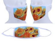 Dvojvrstvová ochranná maska ​​Sunflowers Gogh
